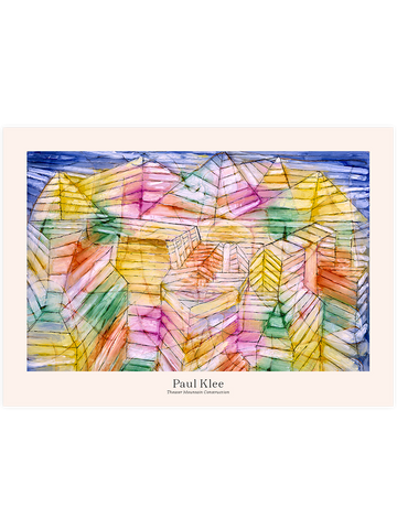 Klee Tiyatro Dağ İnşaat - Art Print