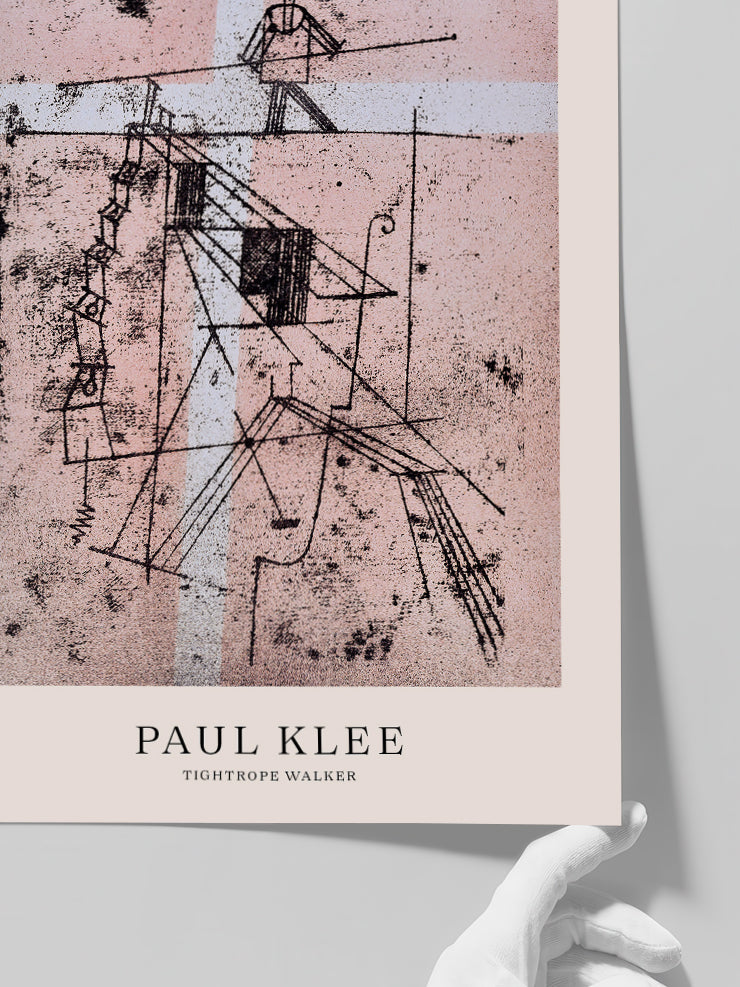 Klee Tightrope Walker - Art Print