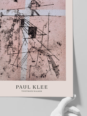 Klee Tightrope Walker - Art Print
