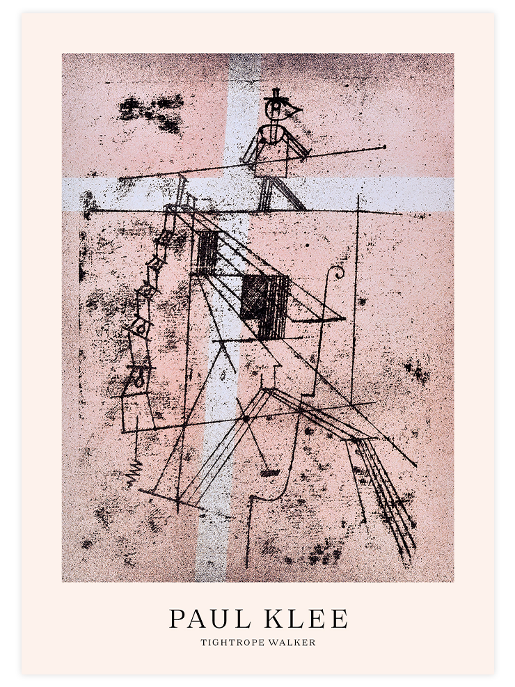 Klee Tightrope Walker - Art Print Ürün ana görseli