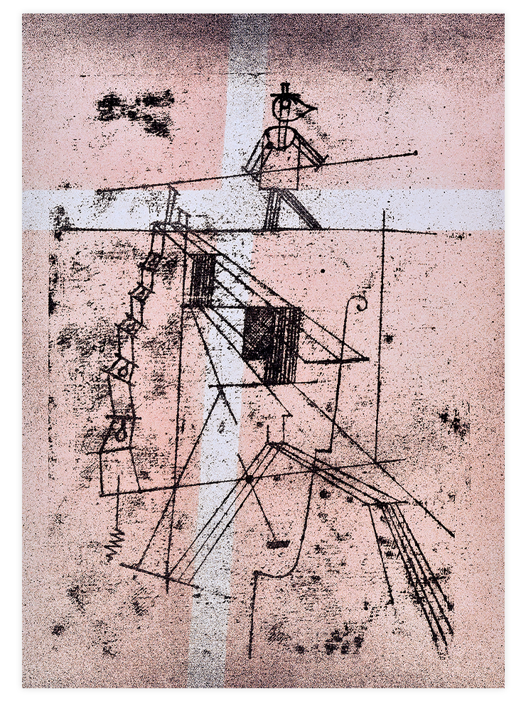 Klee İp Cambazı - Art Print
