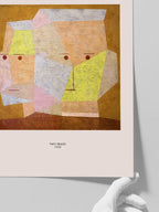 Klee Two Heads - Art Print