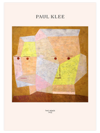Klee Two Heads - Art Print