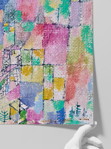 Klee Two Little Pleasure Castles - Art Print