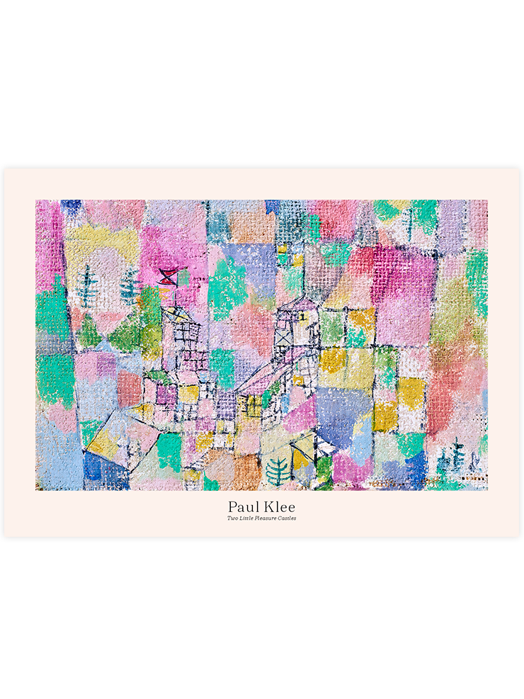 Klee Zwei Lustschlösschen - Art Print Ürün ana görseli