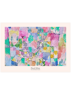 Klee Zwei Lustschlösschen - Art Print