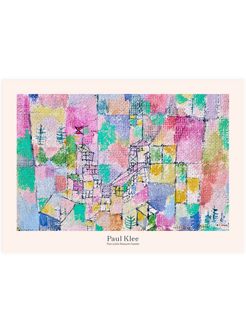 Klee Zwei Lustschlösschen - Art Print
