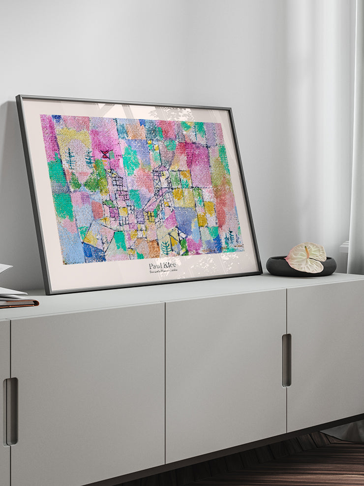 Klee Zwei Lustschlösschen - Art Print  Poster