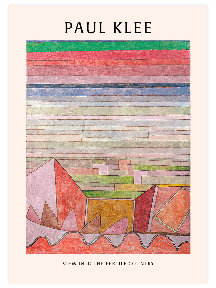 Paul Klee Fertile Country - Poster Seti Duo  Poster