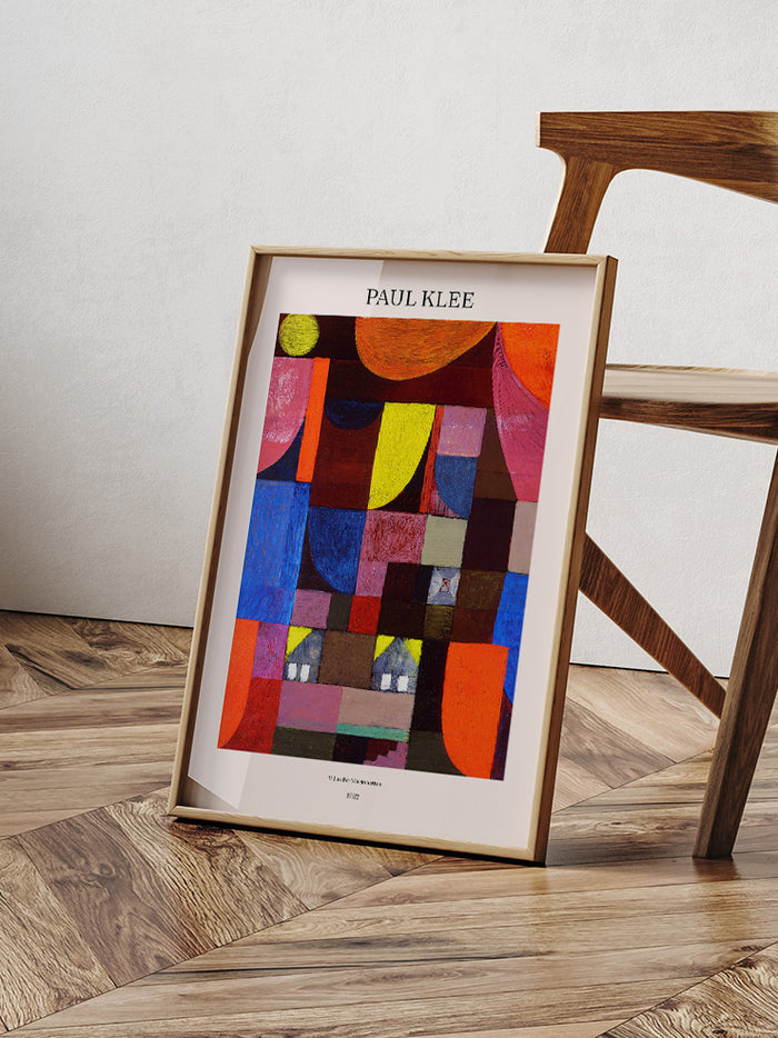 Klee Villas for Marionettes - Art Print  Poster