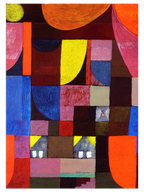 Klee Villen für Marionetten - Art Print