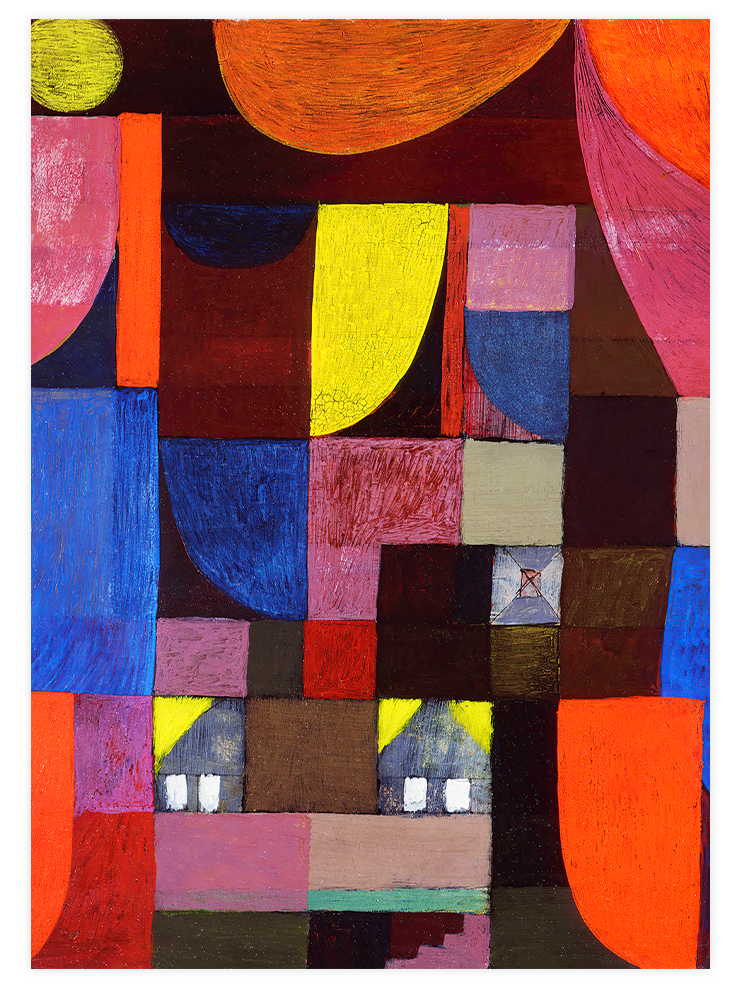 Klee Villen für Marionetten - Art Print