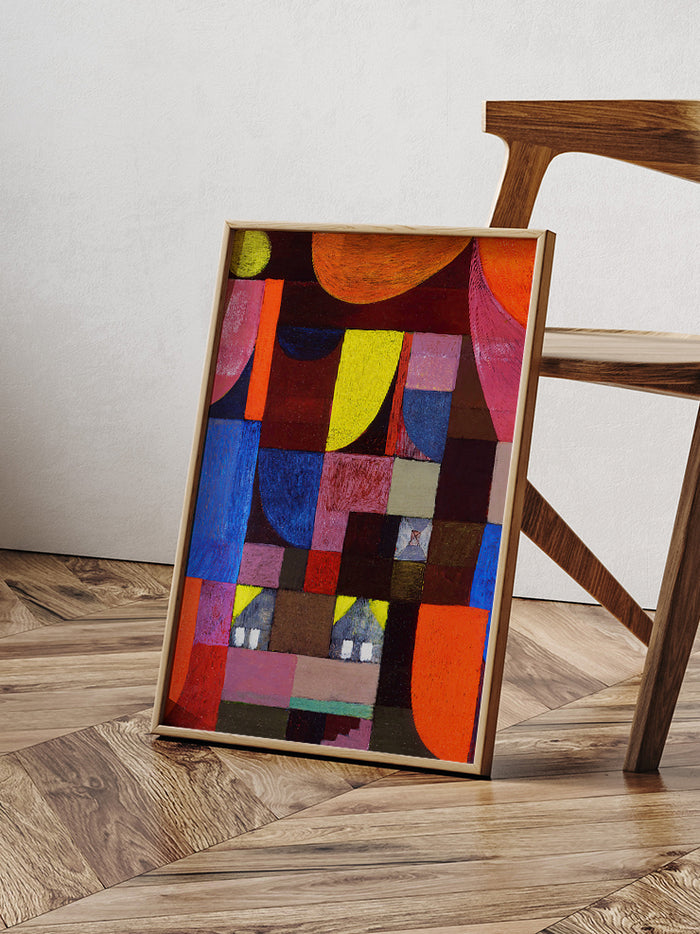 Klee Villen für Marionetten - Art Print  Poster