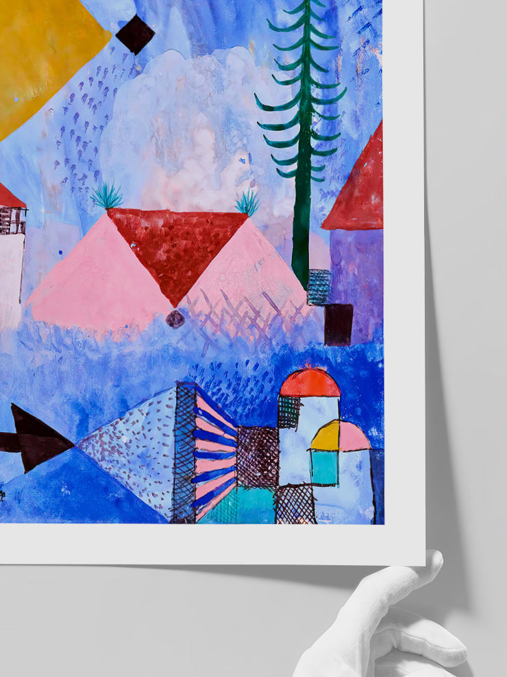 Klee With Slender Fir Tree - Art Print  Poster