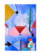 Klee With Slender Fir Tree - Art Print