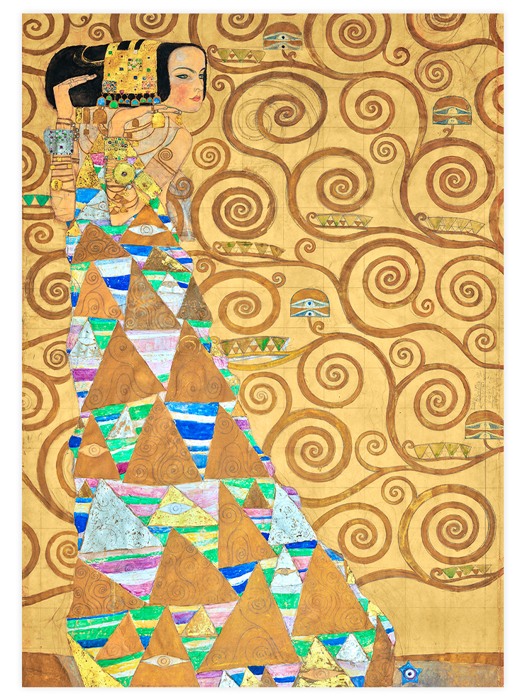 Klimt Beklenti - Art Print Ürün ana görseli