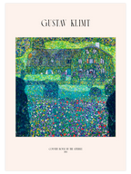 Klimt Country House by the Attersee - Art Print