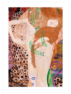 Klimt Friends (Water Serpants) - Art Print
