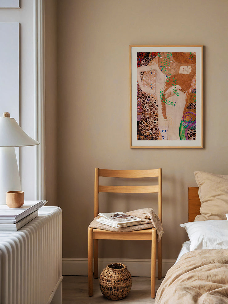 Klimt Friends (Water Serpants) - Art Print Ürün ikincil görseli