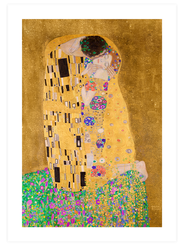 Gustav Klimt The Kiss - Art Print