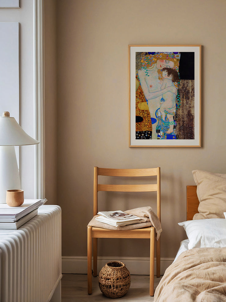 Gustav Klimt Mother and Child - Art Print  Poster
