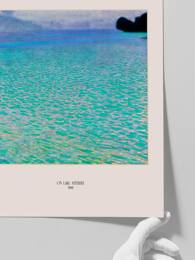 Klimt On Lake Attersee - Art Print  Poster