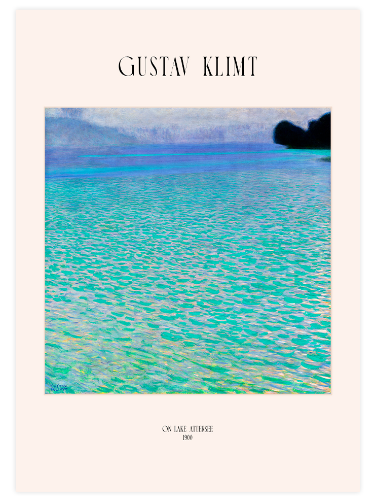 Klimt On Lake Attersee - Art Print Ürün ana görseli