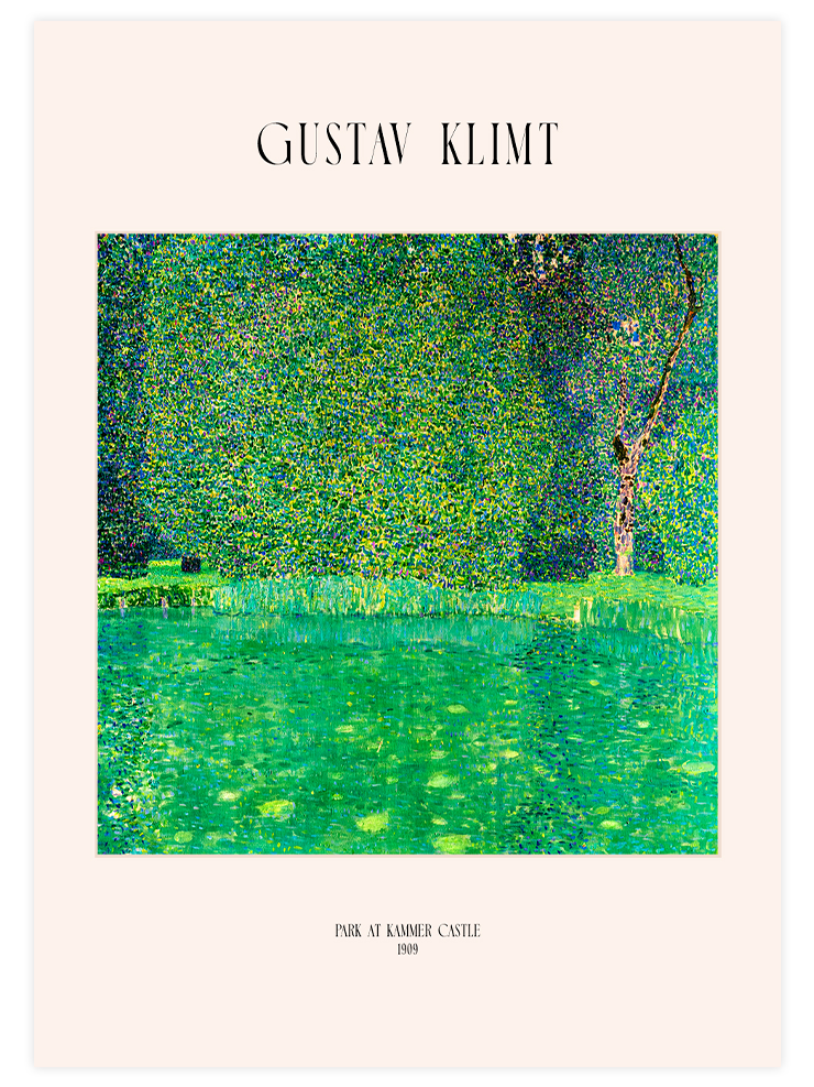Klimt Park at Kammer Castle - Art Print Ürün ana görseli
