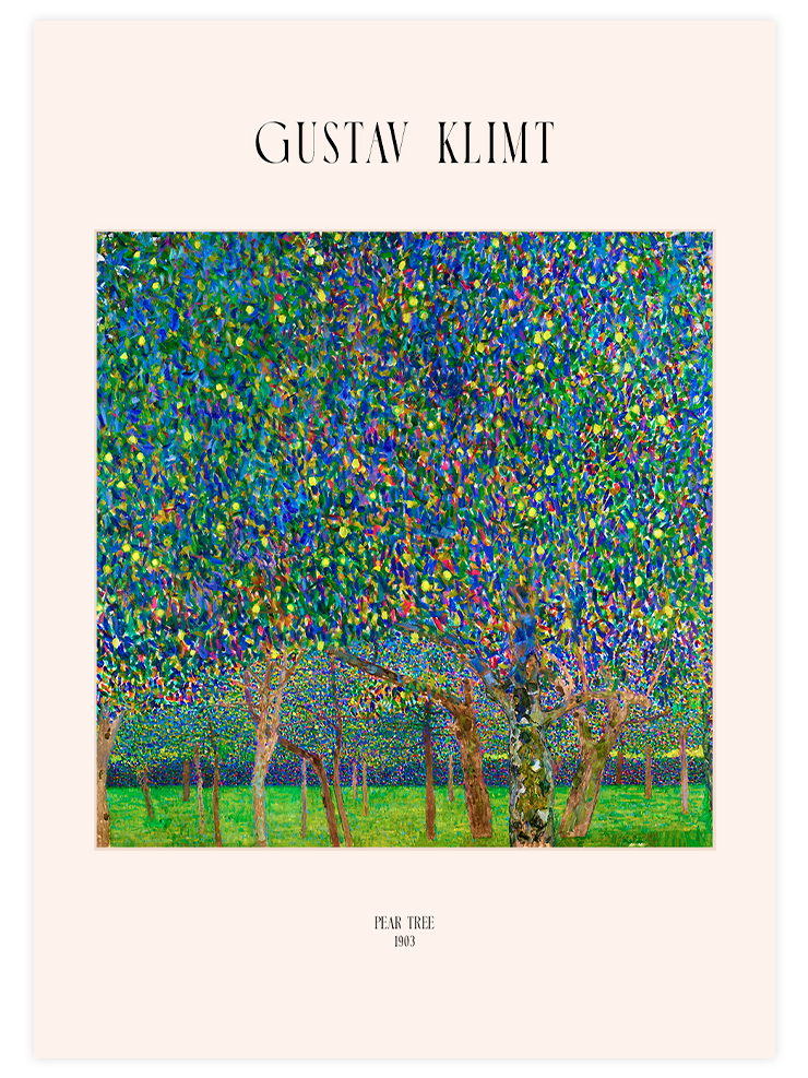 Klimt Pear Tree - Art Print Ürün ana görseli
