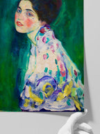 Klimt Portrait of a Lady - Art Print