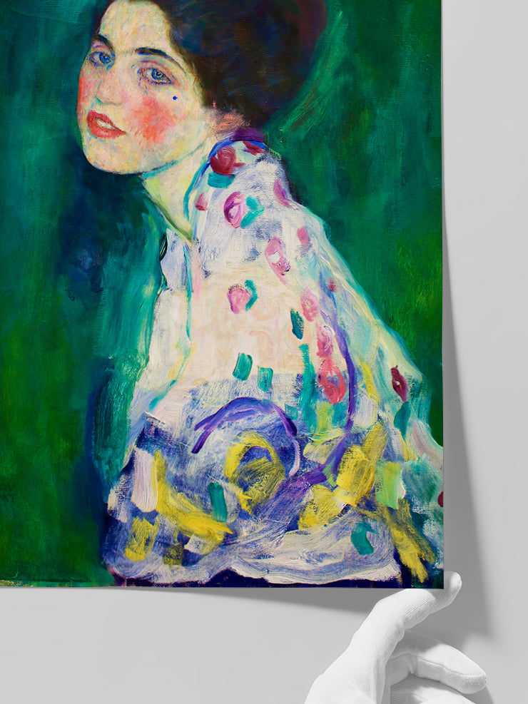 Klimt Portrait of a Lady - Art Print