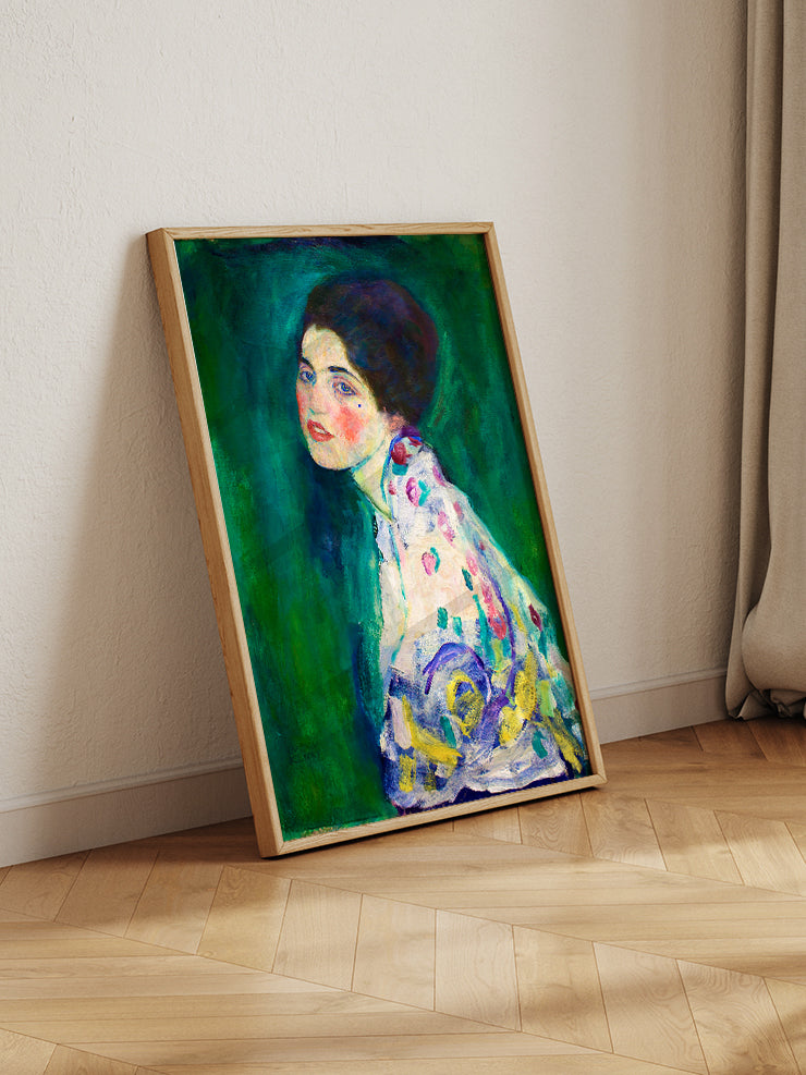 Klimt Portrait of a Lady - Art Print  Poster