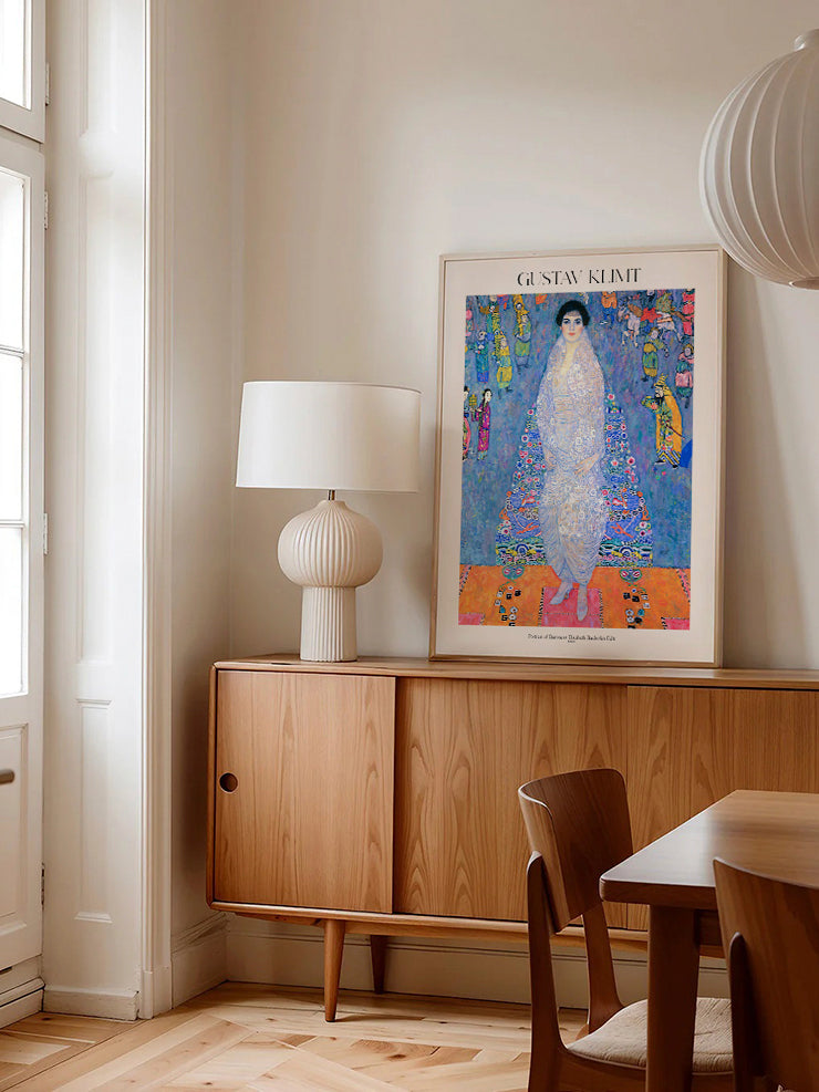 Klimt Portrait of Baroness Elisabeth Bachofen Echt - Art Print Ürün ikincil görseli