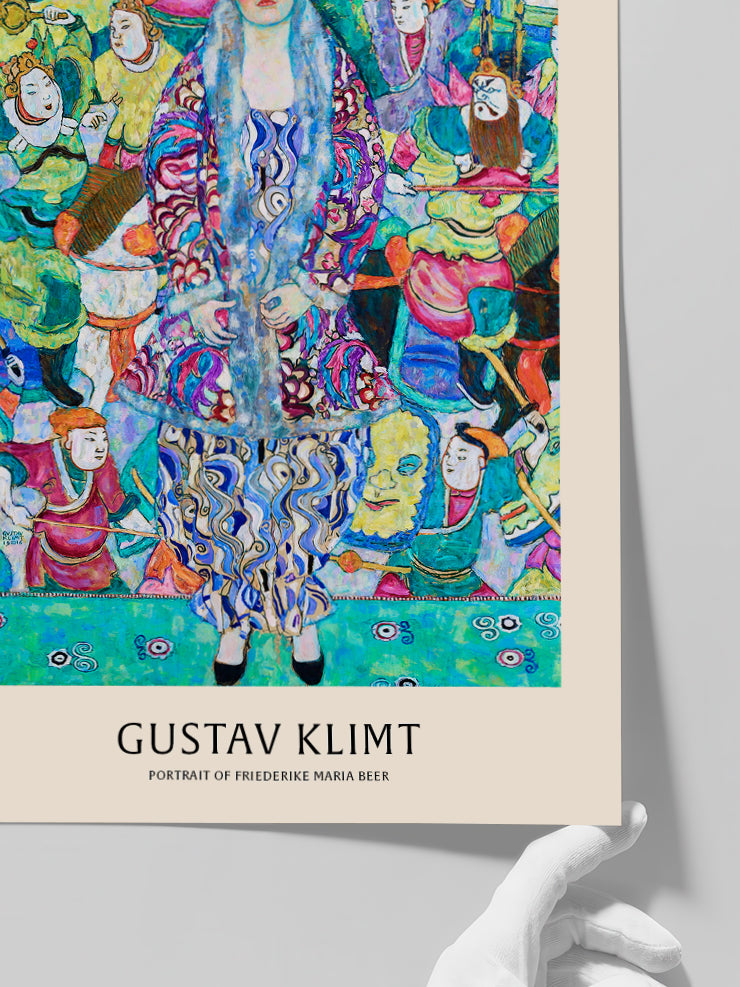 Klimt Portrait of Friederike Maria Beer - Art Print