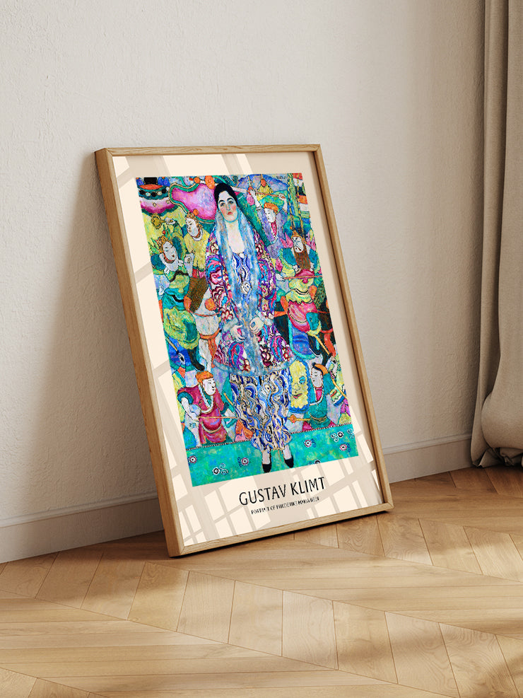 Klimt Portrait of Friederike Maria Beer - Art Print  Poster