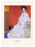 Klimt Portrait of Fritza Riedler - Art Print