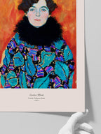 Klimt Portrait of Johanna Staude - Art Print