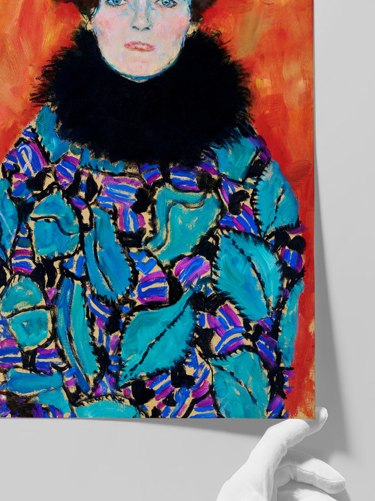 Klimt Johanna Staude Portresi - Art Print  Poster