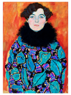 Klimt Johanna Staude Portresi - Art Print