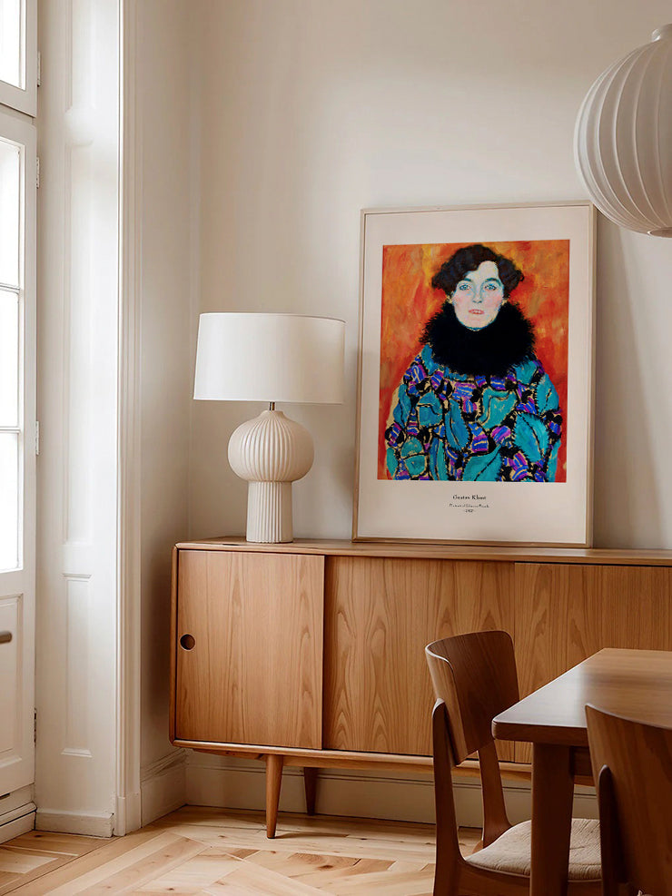 Klimt Portrait of Johanna Staude - Art Print
