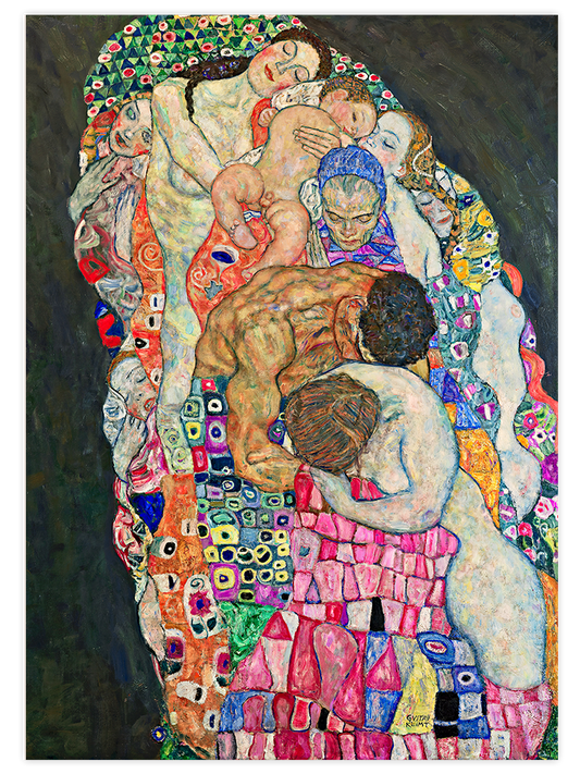 Gustav Klimt Death & Life - Art Print