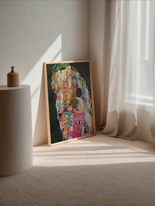 Gustav Klimt Death & Life - Art Print