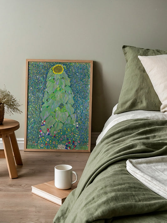 Gustav Klimt The Sunflower - Art Print