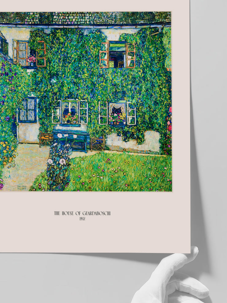 Klimt The House of Guardaboschi - Art Print