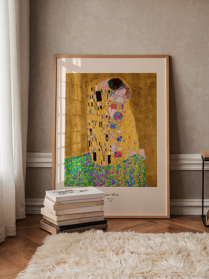 Gustav Klimt The Kiss - Art Print  Poster