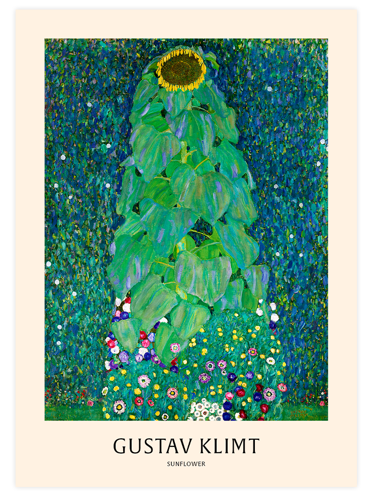 Gustav Klimt Ayçiçeği - Art Print Ürün ana görseli