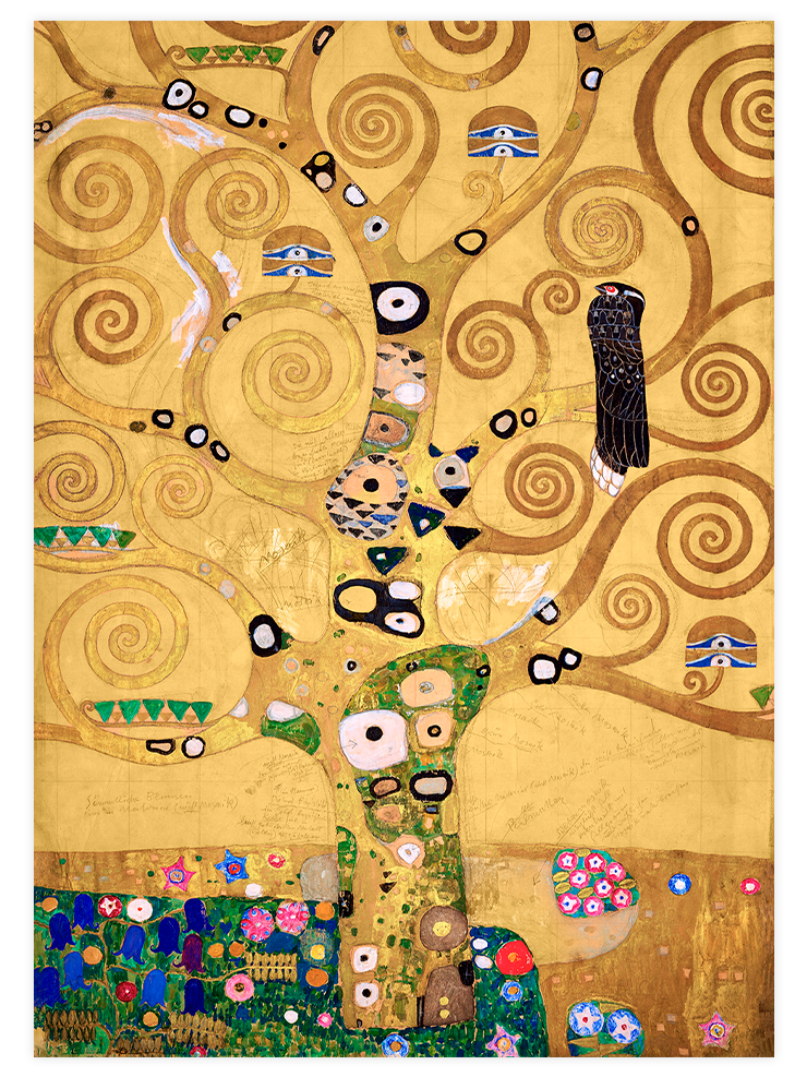 Klimt Hayat Ağacı - Art Print Ürün ana görseli