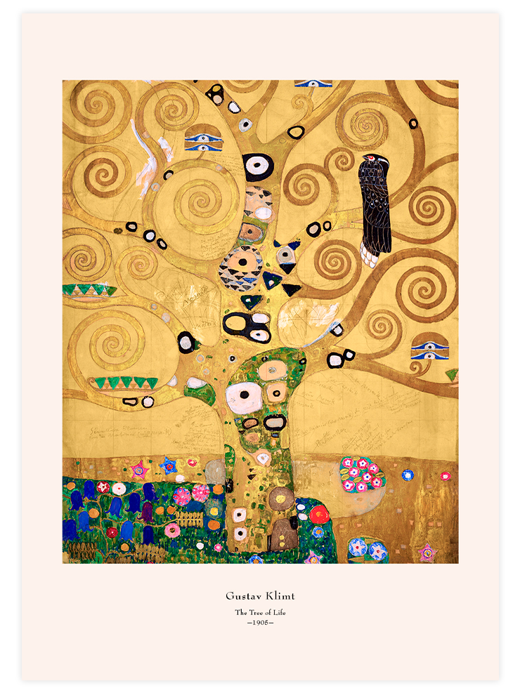 Klimt The Tree of Life - Art Print