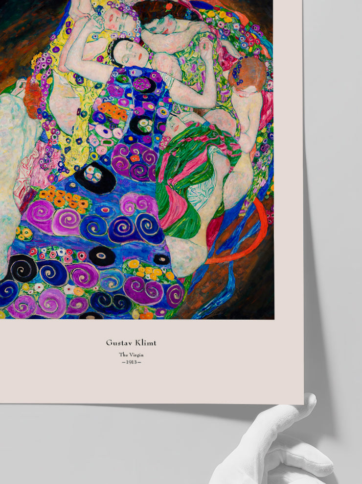 Gustav Klimt The Virgin - Art Print  Poster