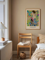 Gustav Klimt Woman With Fan - Art Print